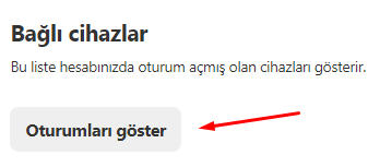 Pinterest Aktif Oturumları Kapatma Nasıl Yapılır?