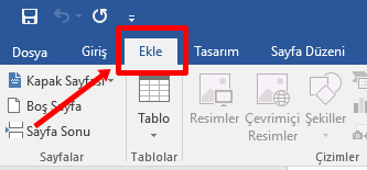 Word'de Sayfa Numarası Ekleme Nasıl Yapılır? - 1