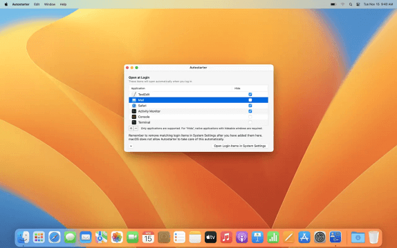 macOS Uygulaması: "Autostarter" Nedir? Ne İşe Yarar?